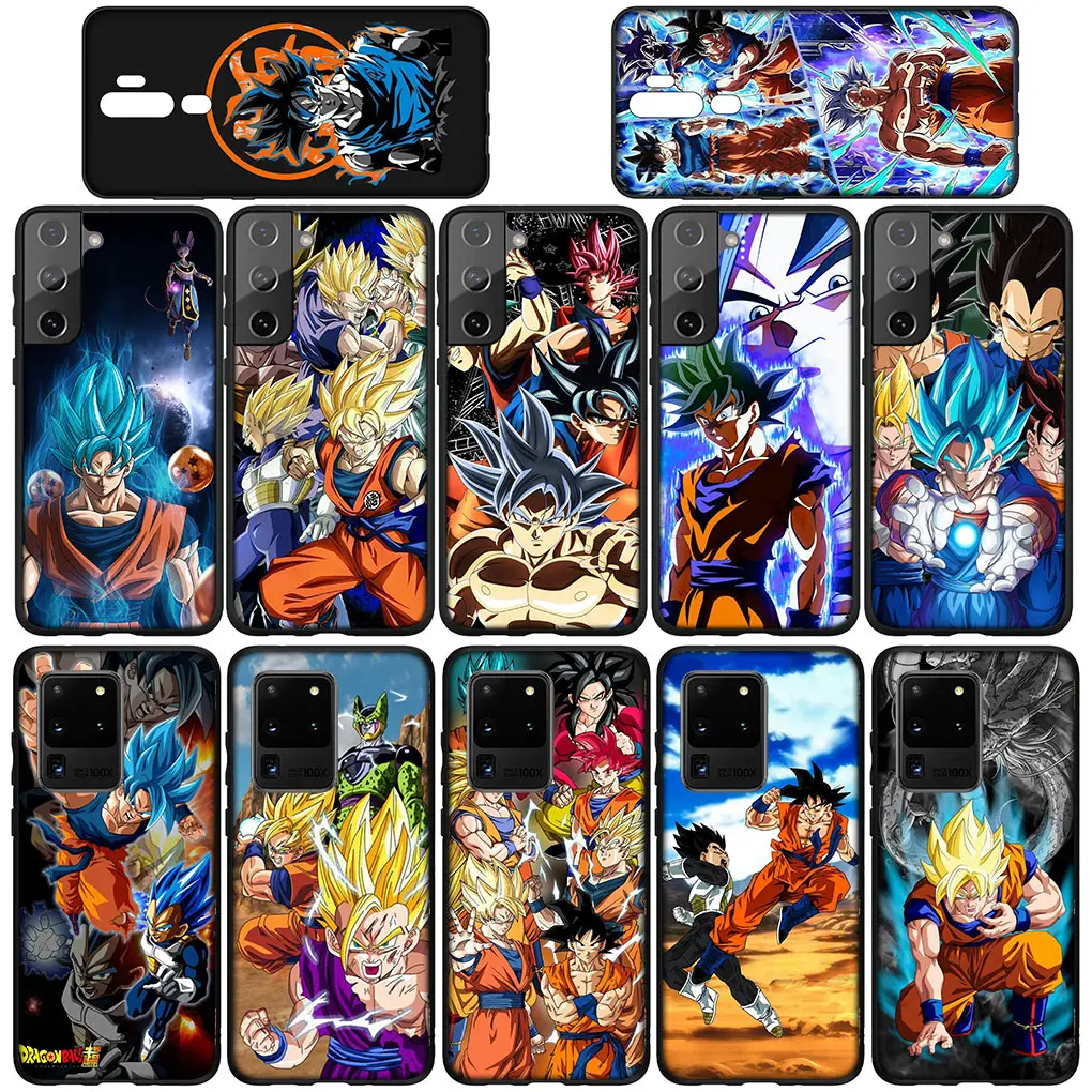 Dragons the Cartoon B-Balls G-Gokus Phone Cover Case for Samsung Galaxy Note 20 Ultra 10 8 9 S10 Lite S9 A6 A8 Plus A9 Casing