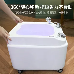 سبا باديكير كرسي صالون طاولة الاكريليك حمام قدم مصنعين بالجملة تدليك تجاري باديكير فندق حوض سبا بالوعة أفضل 10 كرسي مانيكير وباديكير مبيعا - رقم 7