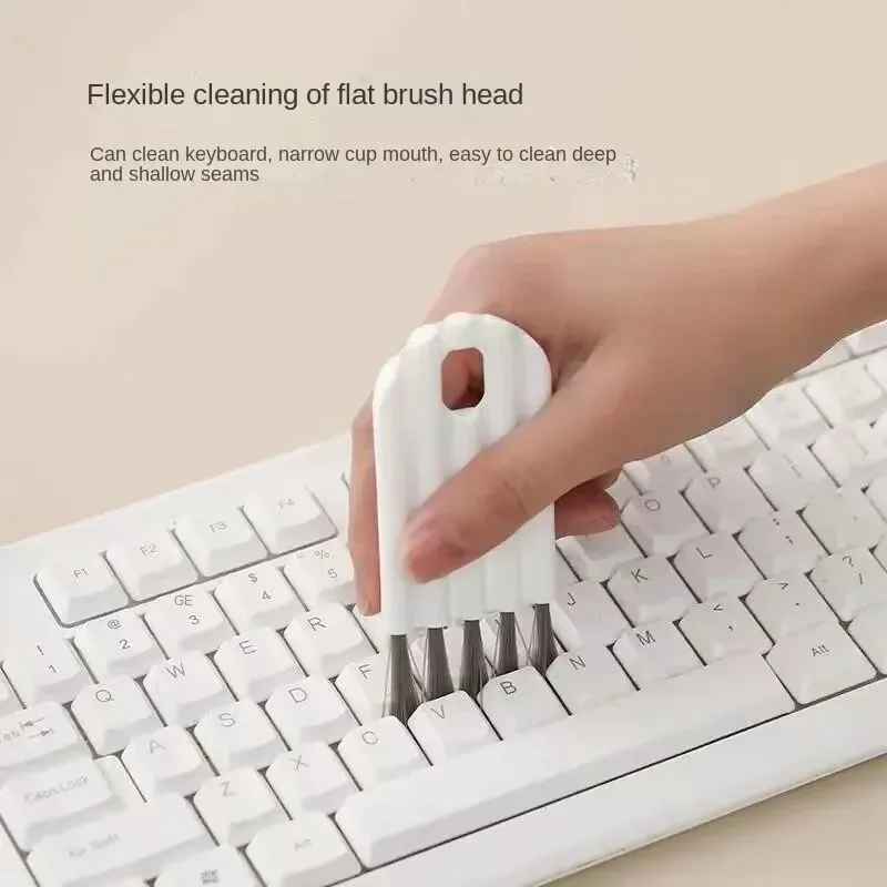 Multifunctional Flexible Gap Brush Cup Cover Groove Nipple Bottle Gap Brush Household Soft Bristles Cleaning Brush Kitchen Tool