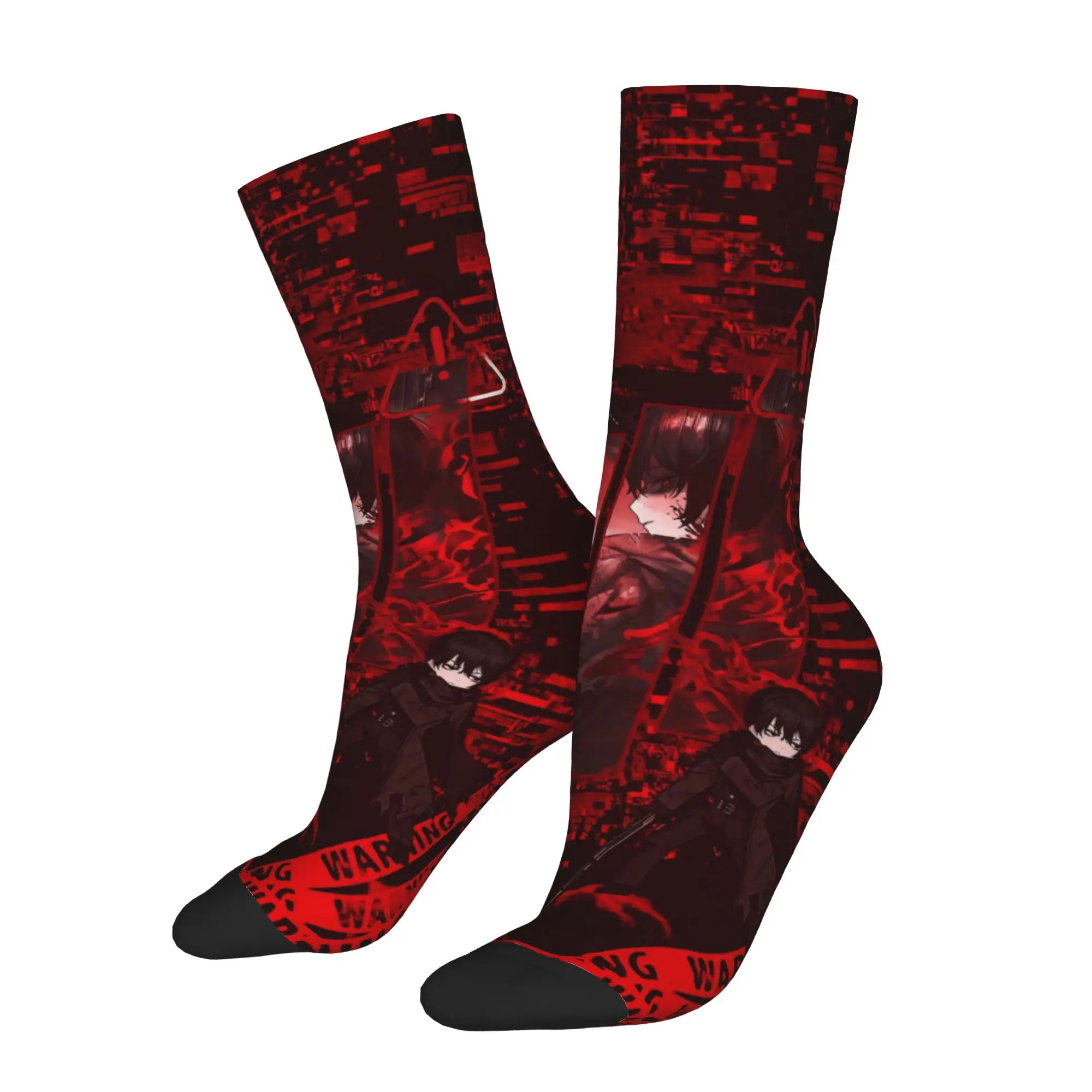 Limbus Company Project moon Crew Socks for Women Men Merchandise Spring Autumn Winter  Cute Long Socks Breathable