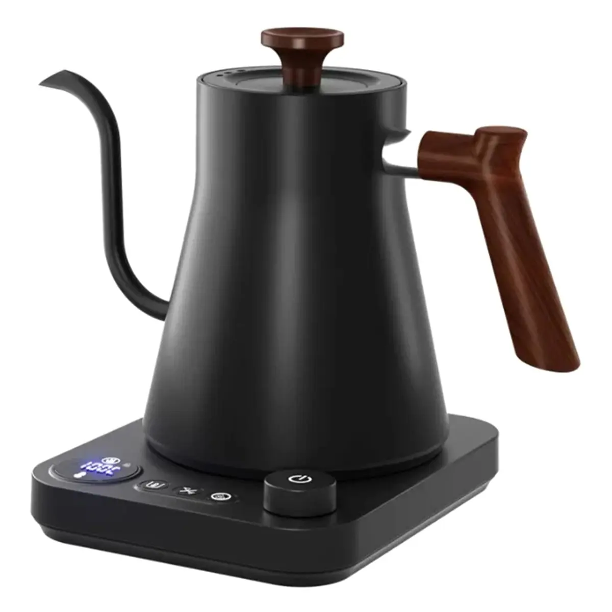 2026 New Electric Gooseneck Kettle 900ML Hand Brew Coffee Pot Smart Teapot Temperature Control Pot Rapid Heating Kettle UK Plug