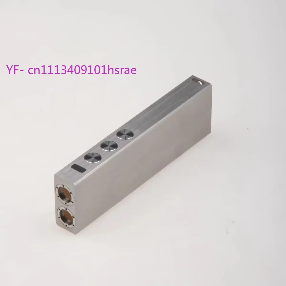 Stainless Steel Dual-Use Laser LED Flashlight, Square Body Star Pointer Pen, Multipurpose Laser Lighting Tool