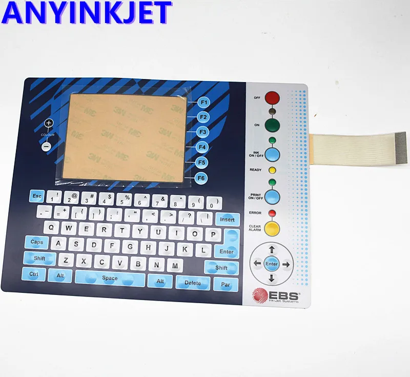 Pantalla de teclado EBS6500 Compatible, membranas de teclado EBS650 para impresora EBS 6500