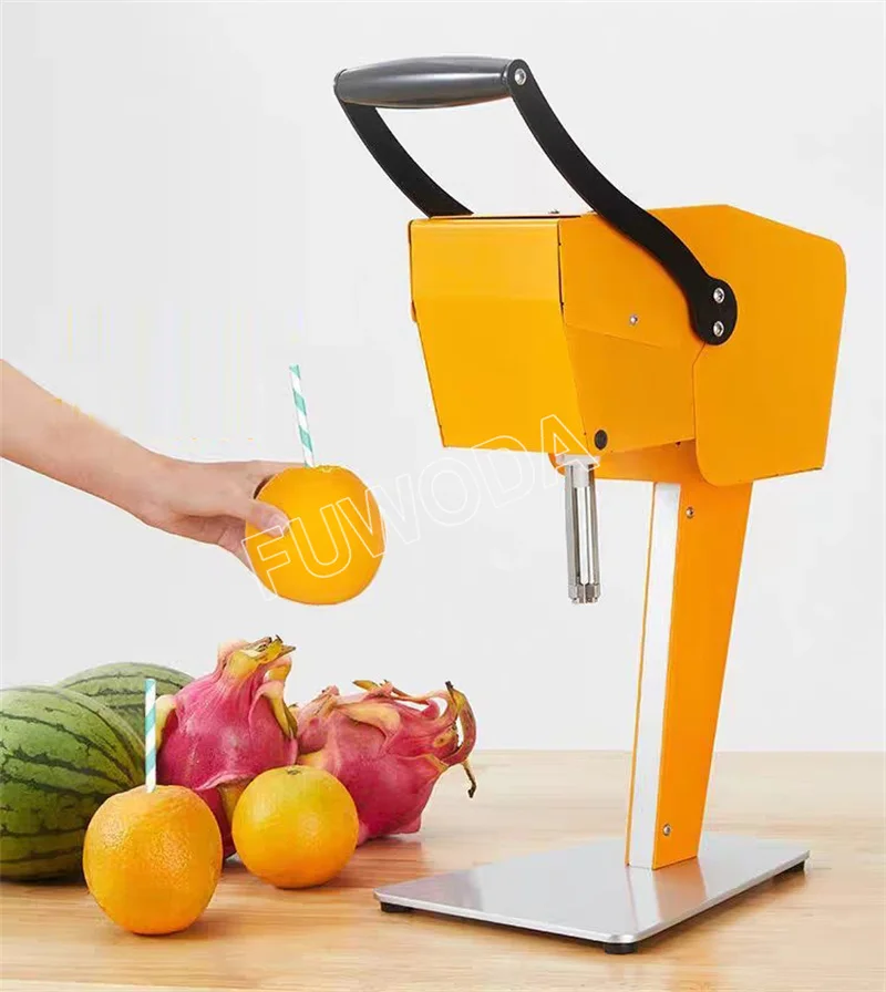 DIY Fresh Fruit Squeezer Juicer Pitaya Without Peeling 100% Pure Juice Direct Drinking Orange Fresh Fruit Squeezer