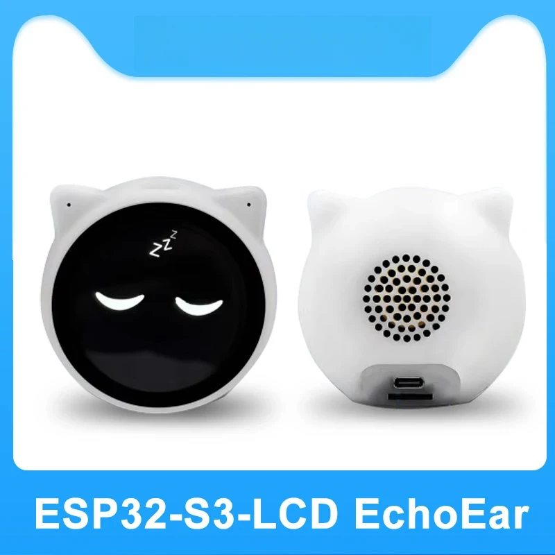NEW HOT ESP32 S3 1.85inch LCD EchoEar AI Development Board with touch Deekseep AI Cute Cat Pet Chatting Robot N32R16
