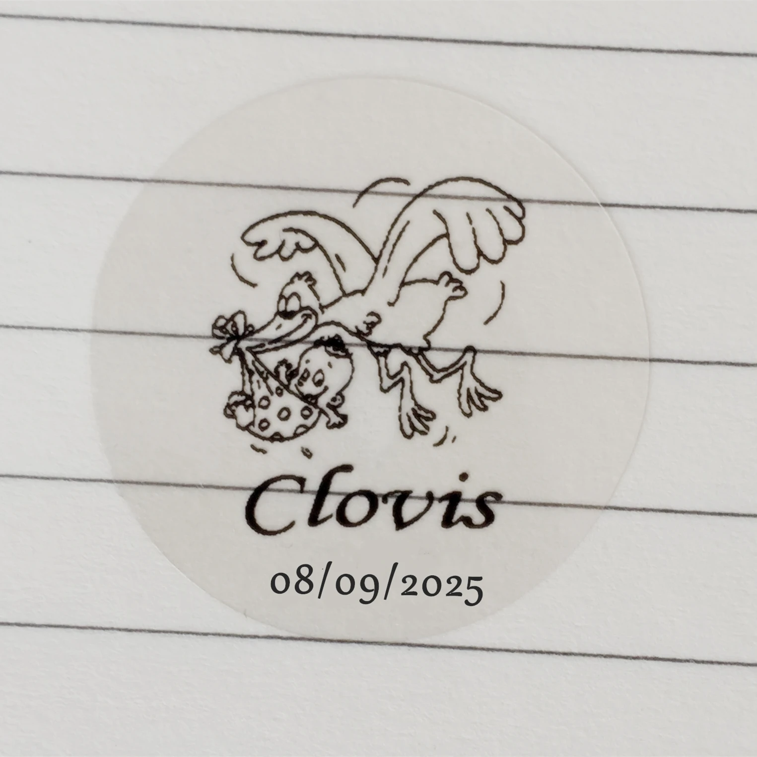 90 Spersonalizowane nowe prezenty dla chłopców i dziewczynek sprzyja naklejki z troków Noworodkowe etykiety na pierwsze przyjęcie komunijne przezroczyste okrągłe plomki