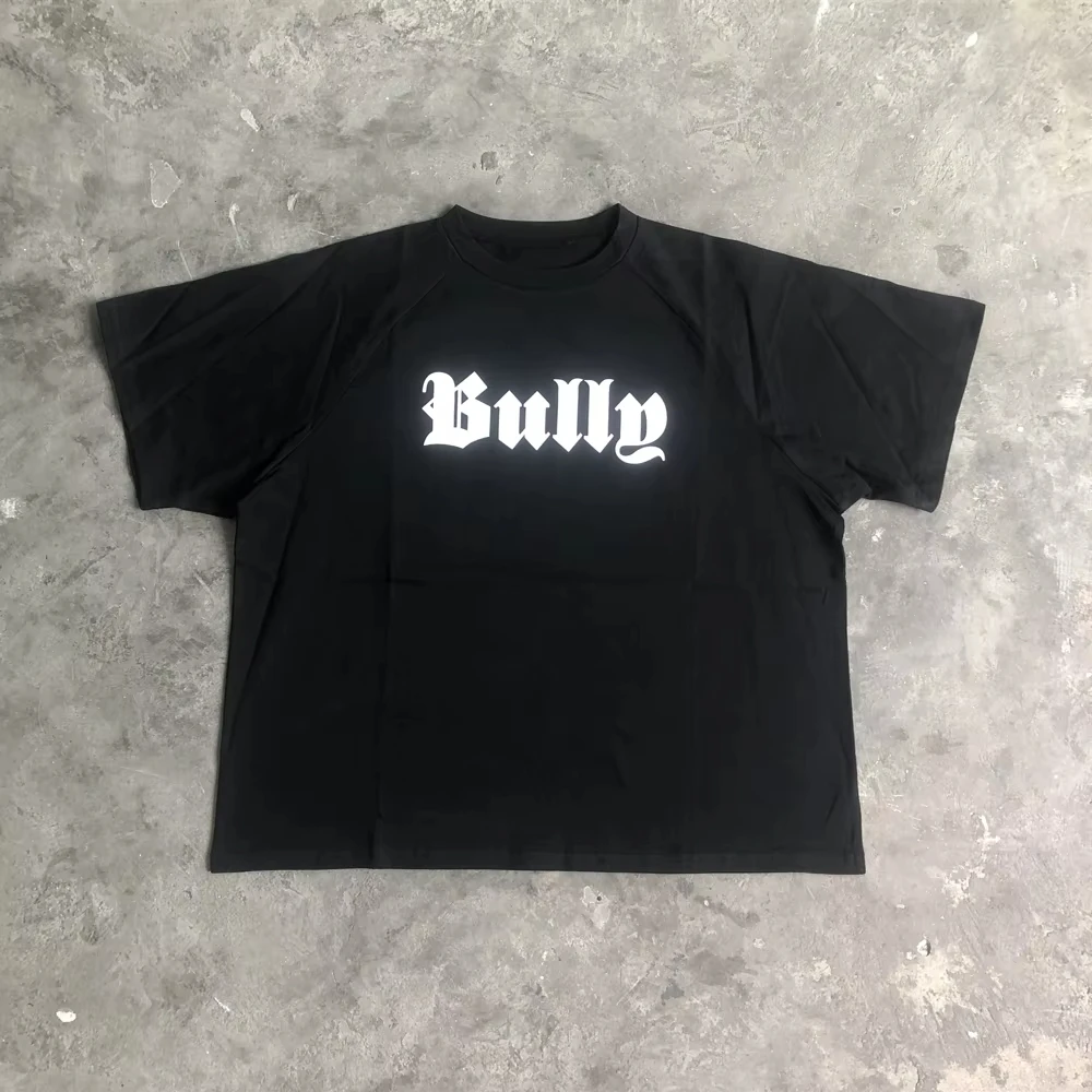 Frog Drift BULLY KANYE WEST Fashion Best Quality Streetwear Tee Casual Loose Oversize TopsT Shirt for Men Unisex