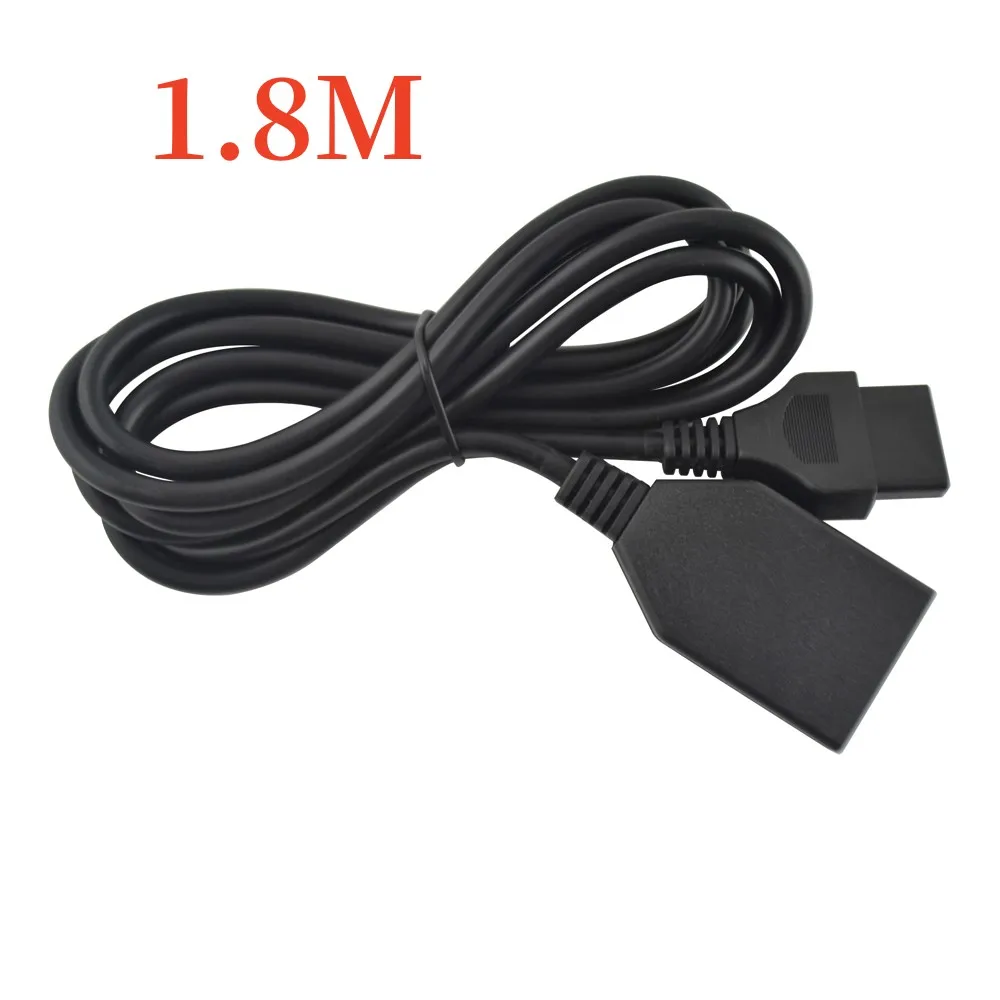 

10pcs 1.8M Gamepad Extension Cable Extender Cord 15pin For SNK/NEOGEO/CD/FC Controller Games Accessories Cables Wire