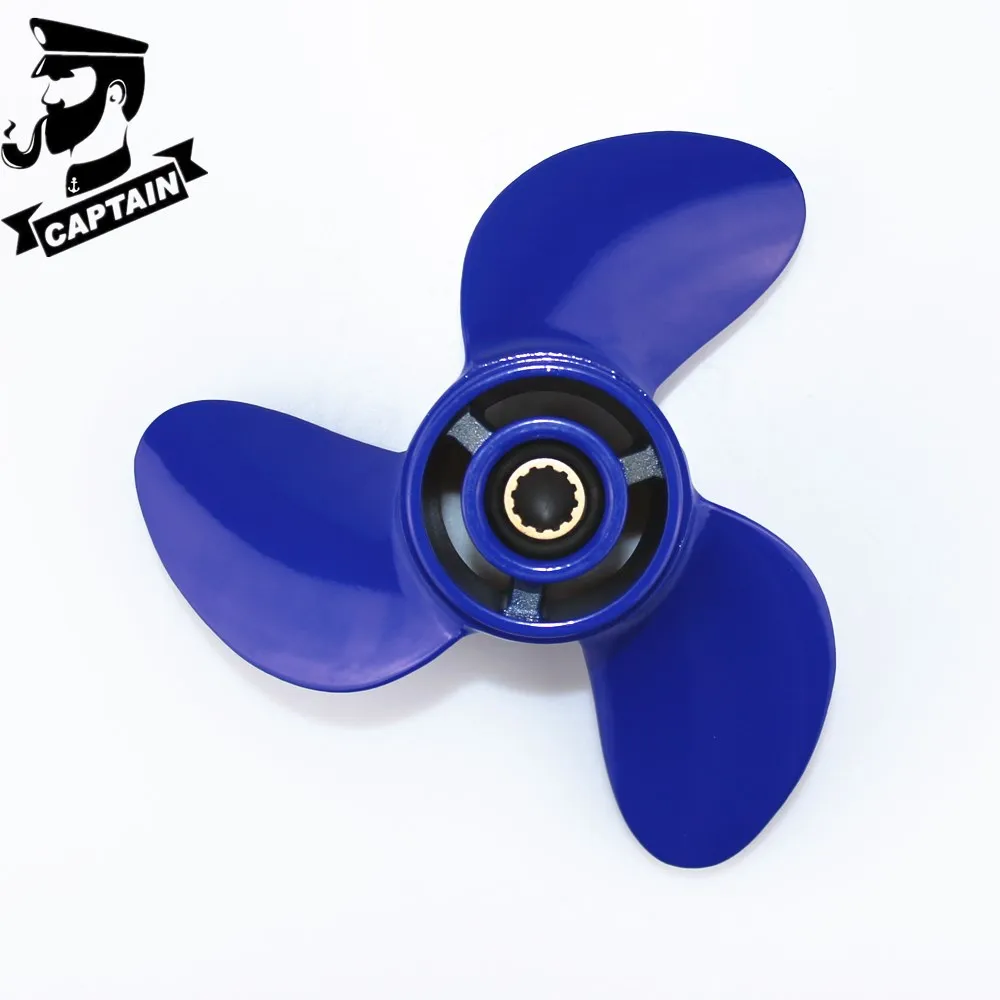 Captain Propeller 7.8x7 Fit Tohatsu Mercury Outboard Engines 4HP 5HP 6HP MFS4/5S/6S M5B 12 Tooth Splines RH 369B64518-1