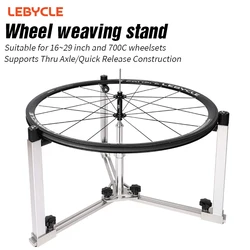 LEBYCLE Bicycle Wheels Weaving Stand Professional Repair Tools Bike Wheel Set Braiding Table Bike Hub Spokes Braiding Table