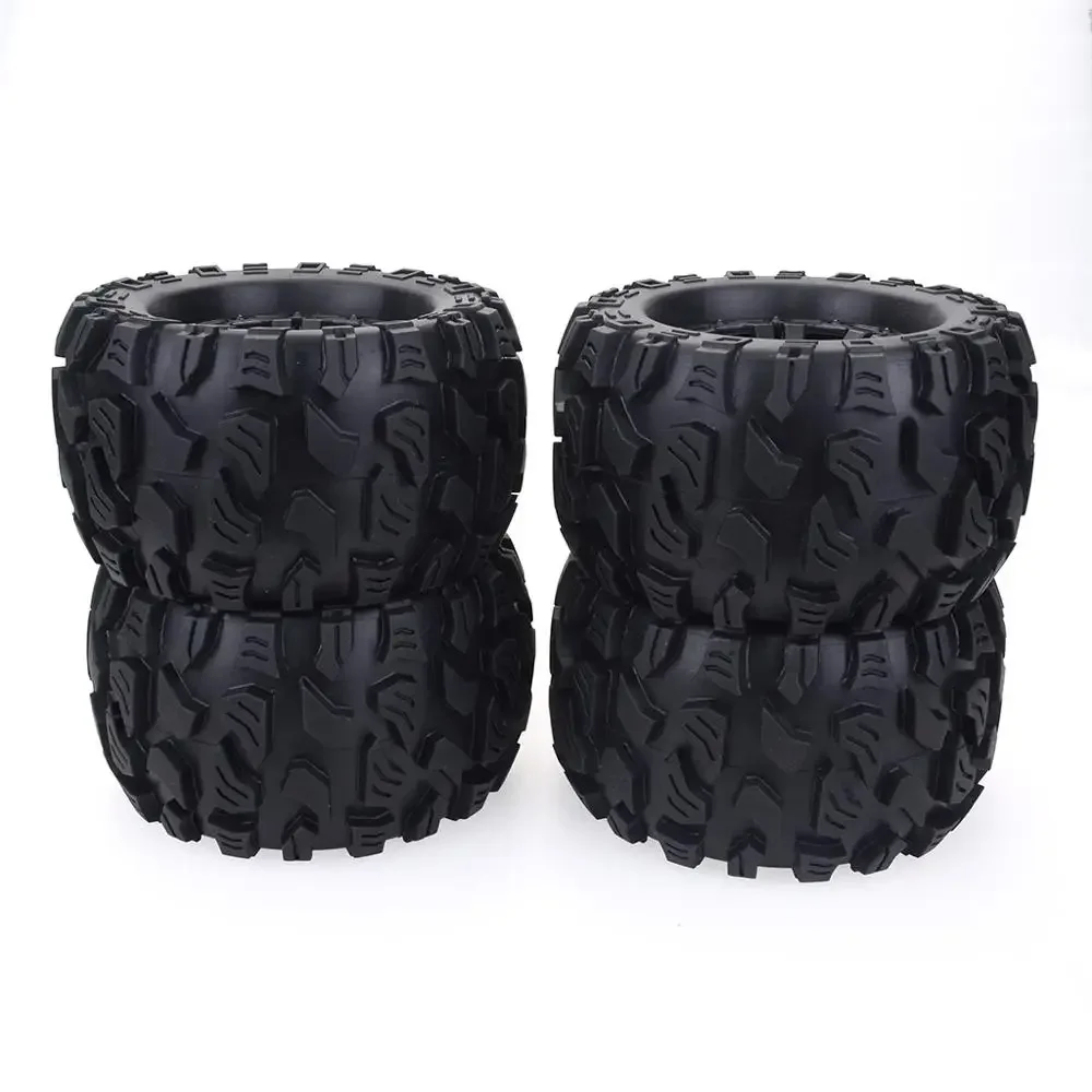 

4PCS 125mm 1/10 Monster Truck Tire & Wheel Hex 12mm For Trxs Tamiya Kyosho HPI HSP Savage XS TM Flux LRP