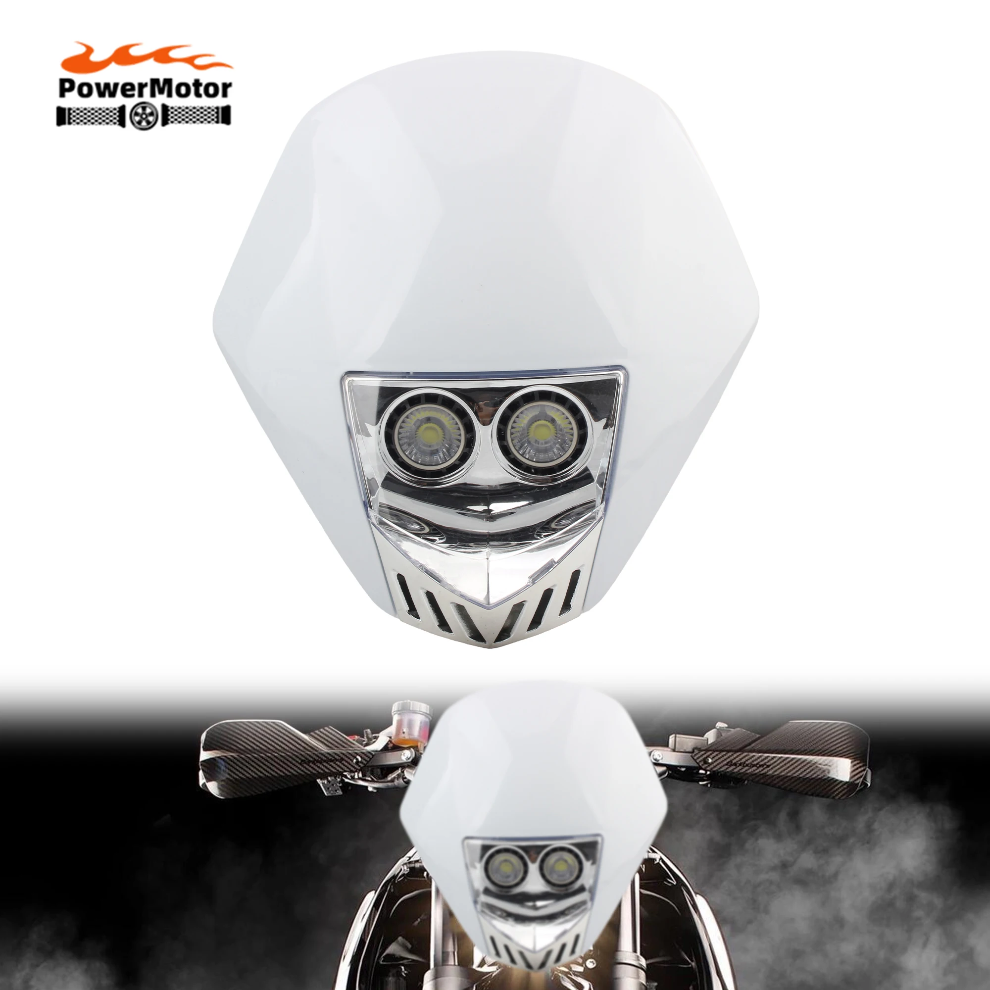 

Motorcycle Headlight Fairing For KTM CRF XR WRF DirtBike Enduro Motocross LED Headlamp Plate Plastic Modification Accessories