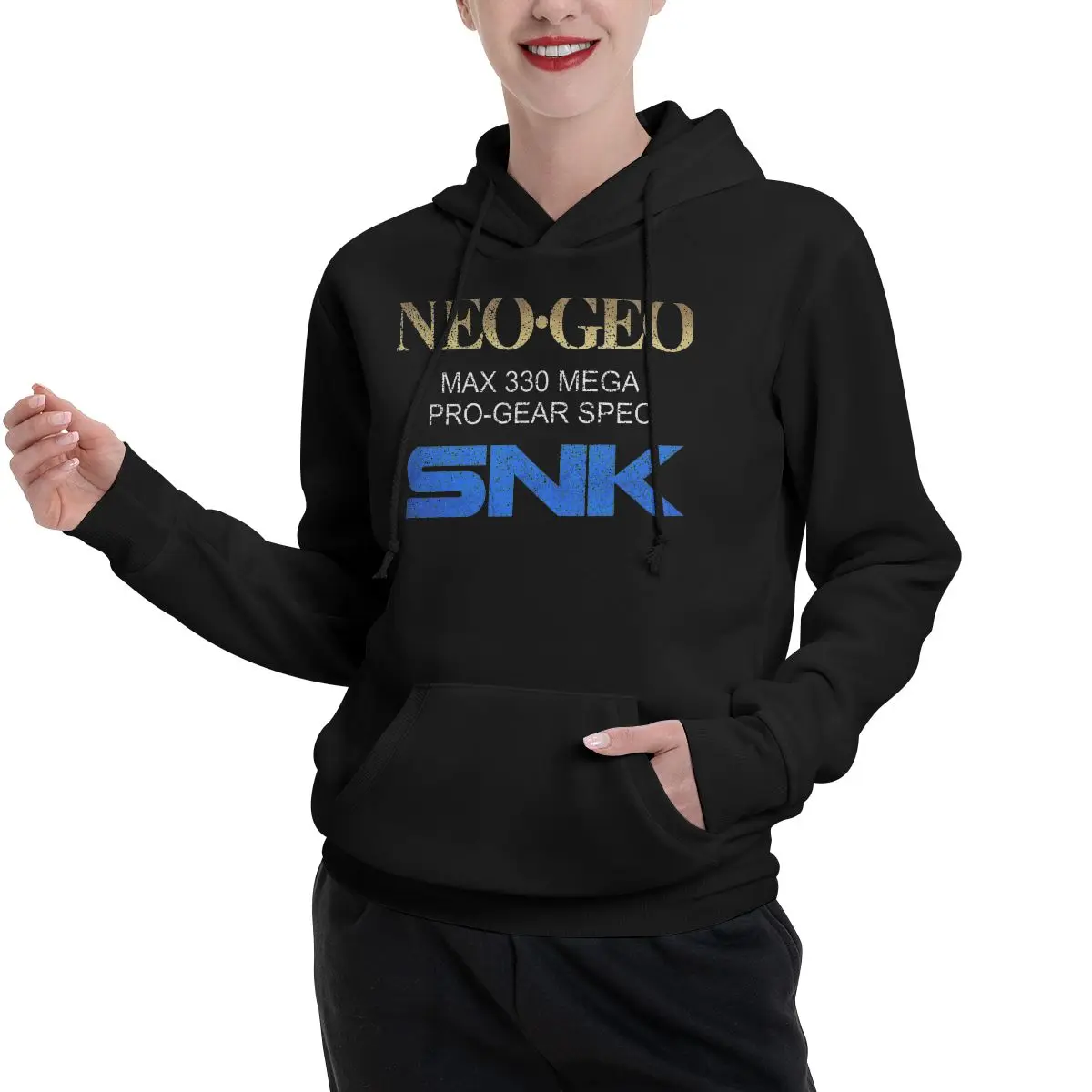 Neo Geo Pro Gear Retro Hoodies Man Funny Couple Thin Fleece Sweatshirt Hoodie Shirt 100% Cotton Gift Hooded Sweatshirt