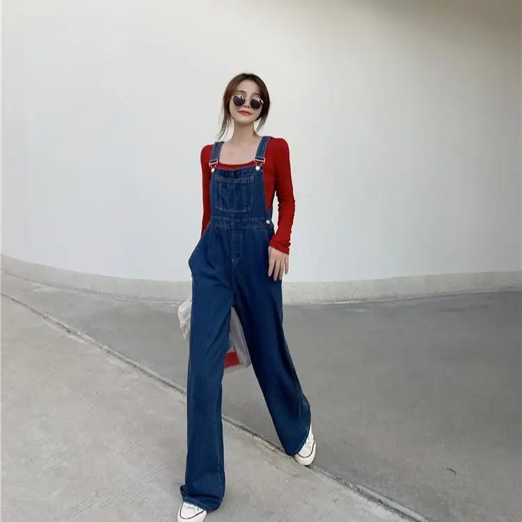 جمبسوت من قماش الدنيم للنساء من الجانب غمد واحد مائل للكبار للجنسين للسيدات مستدير بطول خارجي ملتصق أنيق Slimfit