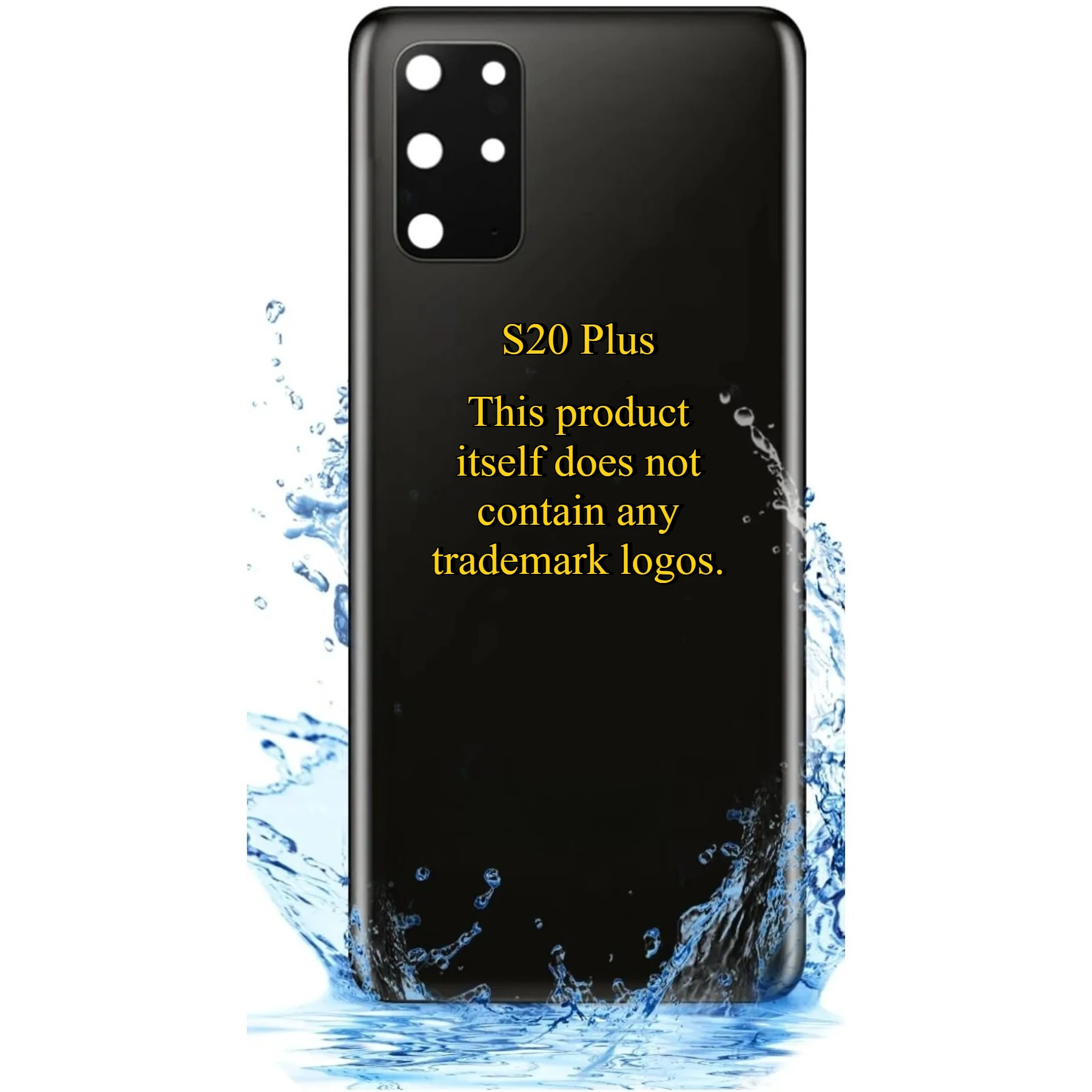 S20 Plus Back Glass Kit – No Logo Glass Cover, SM-G985 6.7