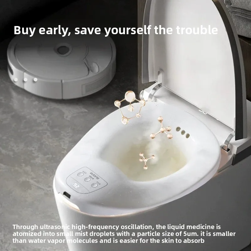 Smart Fumigation Bidet Toilet Sitz Bath Pregnant Special Wash Basin Bath Tub Soaking for Pregnant Hemorrhoid Patient Care Basin