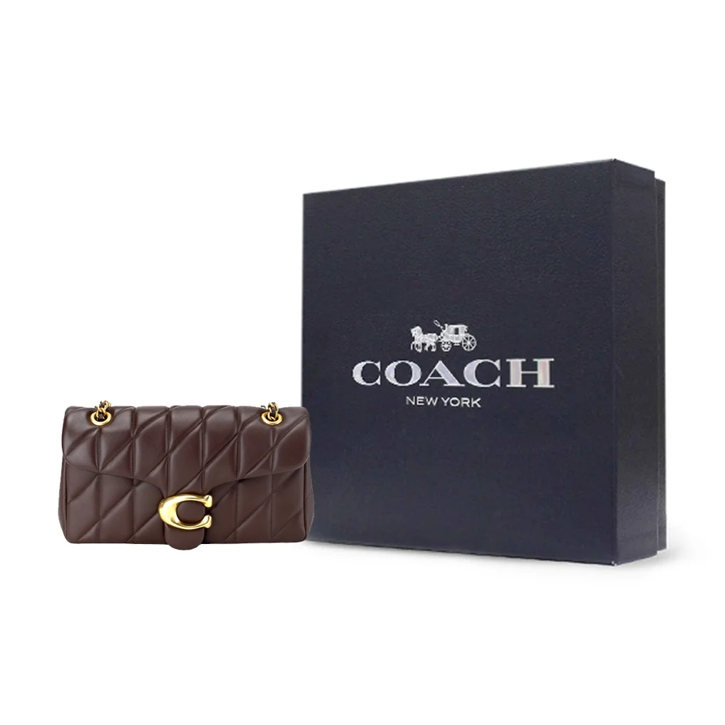 COACH Tabby Nappa Leather Crossbody Bag, Shoulder Bag Medium Women's Maple CP150-B4MPL