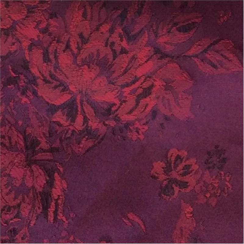Wind flower jacquard fabric festive dyed fashion
