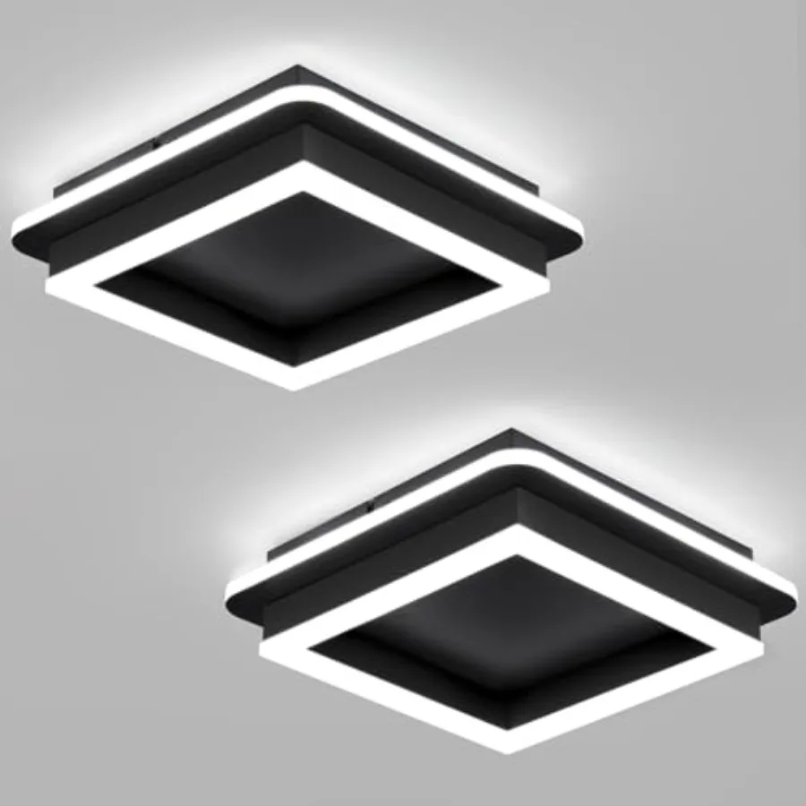 

Square Flush Mount Ceiling Light 6000K Modern LED Ceiling Light Fixture Minimalist Hway Lighting Fixture Ceiling Lamp for Hway