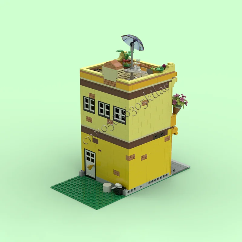 ชุดตัวต่อโมเดลร้านค้าบลูมแบบโมดูลาร์ HOT 1003 ชิ้น สไตล์เรโทร ของเล่นประกอบสำหรับเด็ก ของขวัญวันเกิดและคริสต์มาส