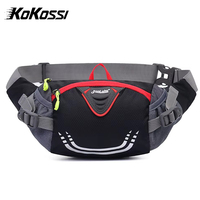 KoKossi Outdoor Cycling Waist Bag Running Fanny Pack Fishing Hiking Belt Kettle Pouch Gym Bike Sport Fitness Water Bottle Pocke