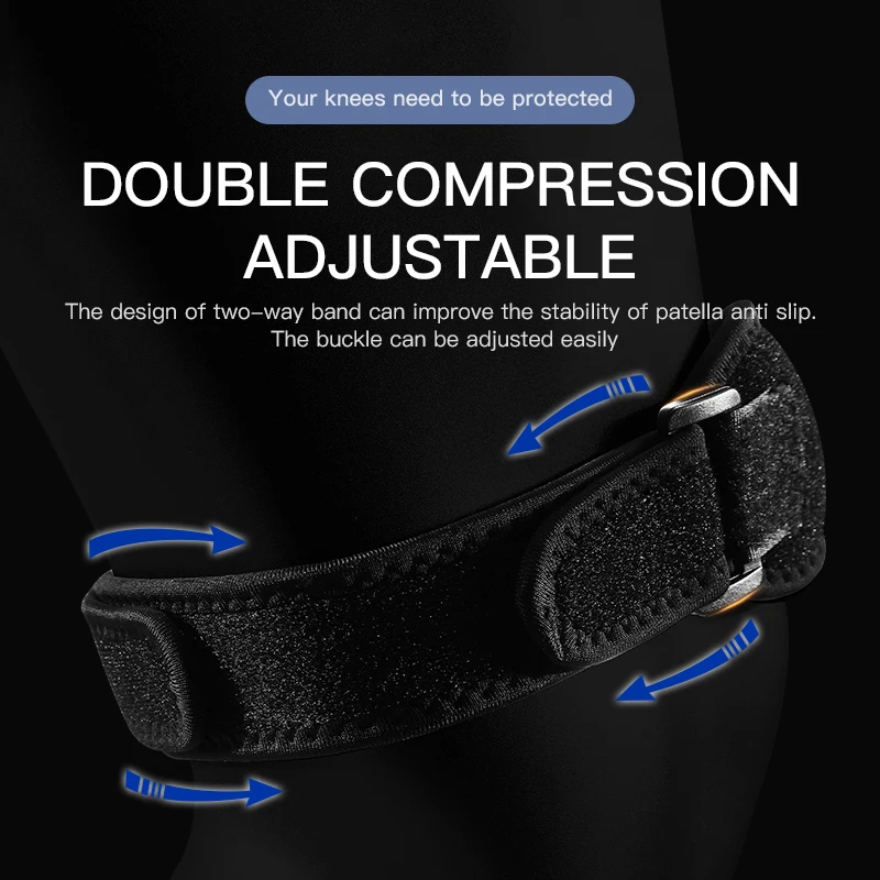 الرياضة اتجاهين ضغط تعديل الرضفة مع إيفا امتصاص الصدمات ركوب الدراجات الجري كرة السلة الغضروف المفصلي حماية منصات الركبة #4