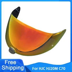 HJ20M Motorcycle Helmet Visor Lens For HJC C70 IS17 FG17 FGST HJ20M Replace Anti-UV Anti-Scratch Dustproof Windshield Helmets