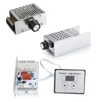 AC 220V 4000W 10000W SCR Voltage Regulator Dimming Dimmers Motor Speed Controller Thermostat Electronic Voltage Regulator Module