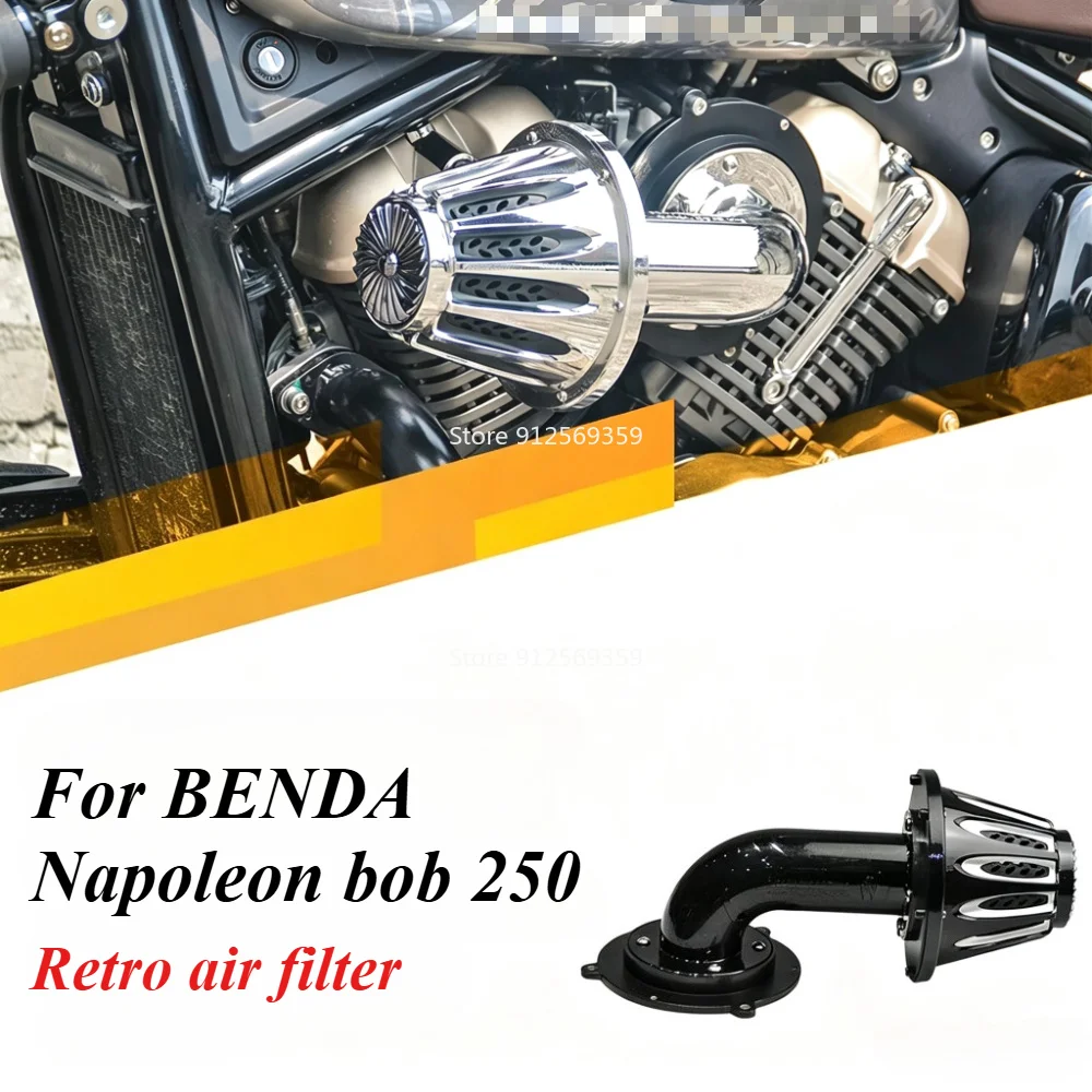 Retro Mushroom-shaped air filter for BENDA Napoleon bob 250 and Napoleon bob 450