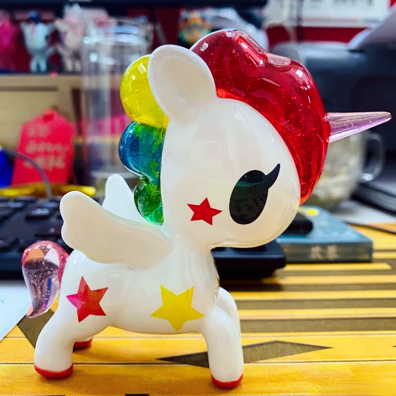 

Exclusive Tokidoki Classic Unicorno 10th Anniversary Figurine 10 Years of Glory Designer Figurine Toy Decoration Birthday Gift