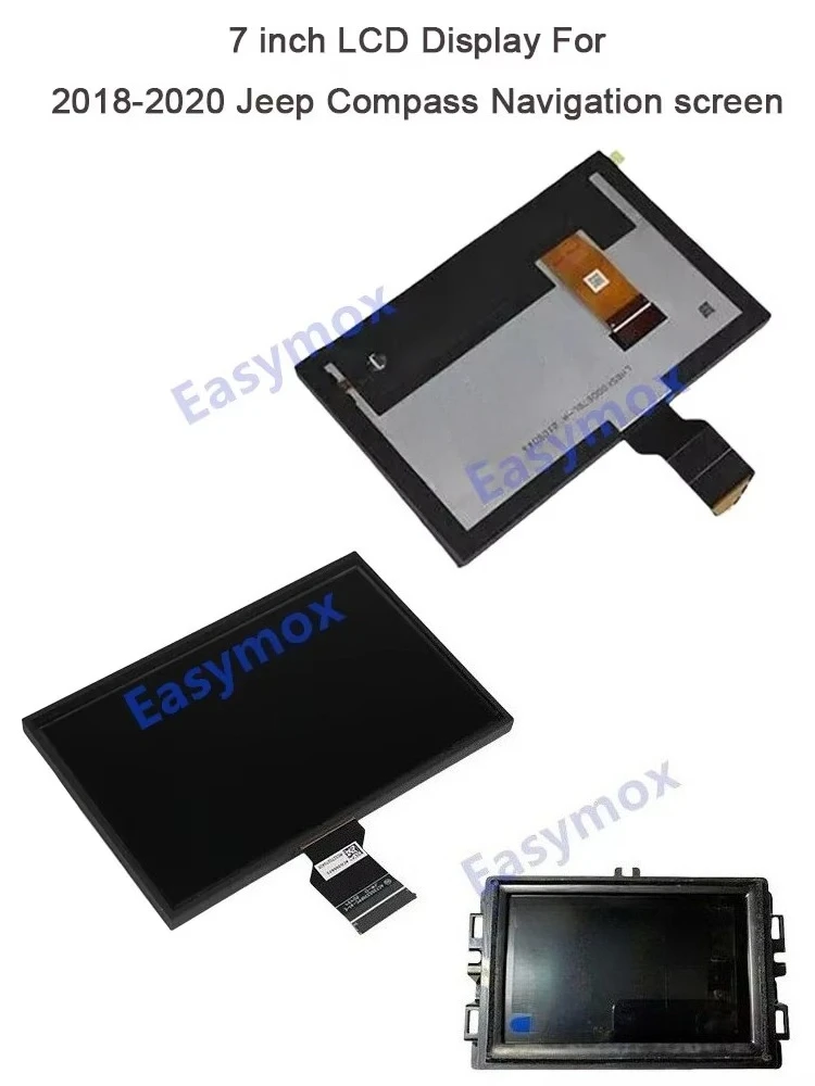 

TDO-WXGA0700K00057-V1 LCD Display for 2017 2018 2019 2020 Jeep Compass AM FM Navigation Center Console Screen 68292818AA