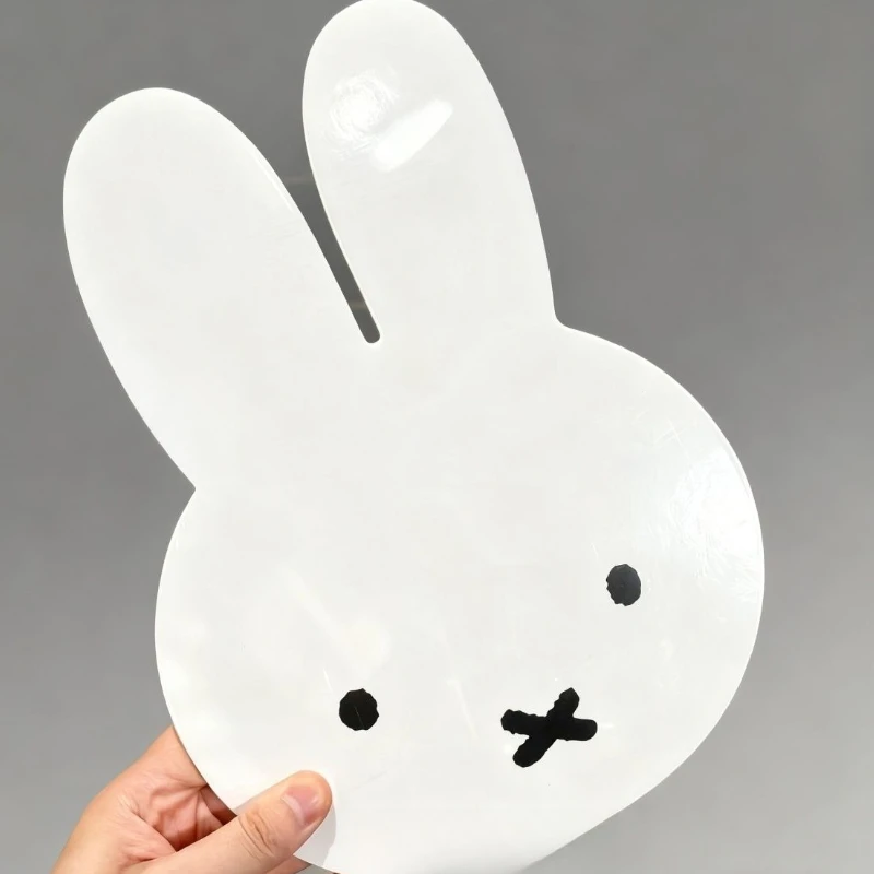 Cartoon Kawaii Miffy Nachrichtentafel zum Zeichnen und Schreiben, selbstklebend, sieht gut aus, einfache Dekoration, passend nach Ihren Wünschen, wasserfest, praktisch