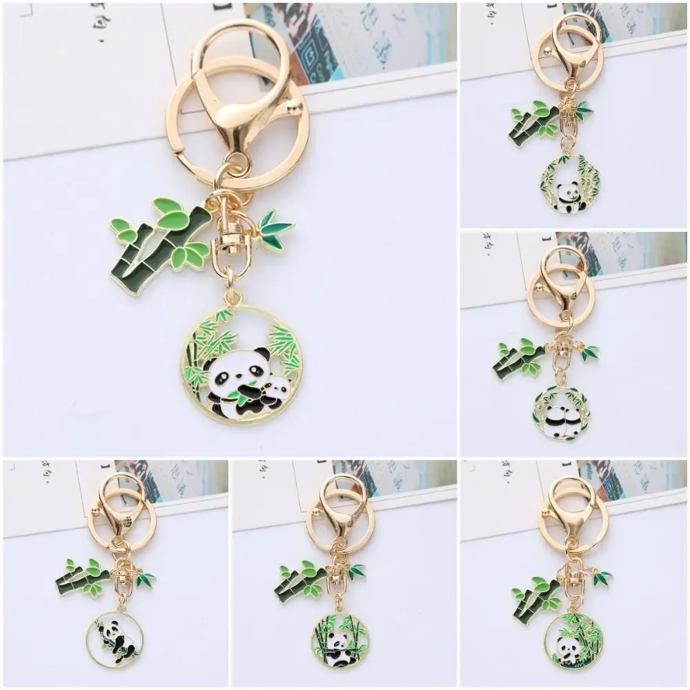 Chinese Style Chinese Style Panda Keychain Cartoon Panda Animal Animals Panda Keyring Bag Pendant Funny Panda Pendant