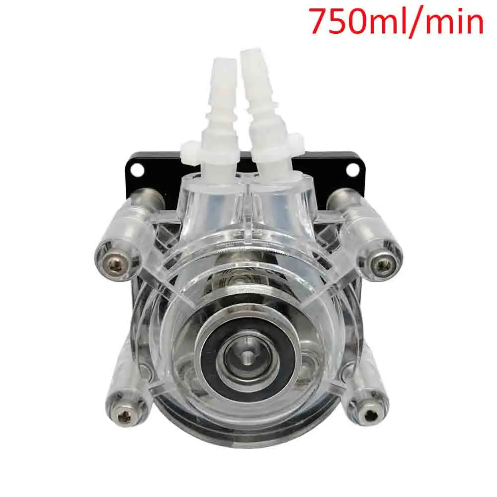 

DC 12V/24V High Flow Peristaltic Pump Dosing Pump Hose Pump for Aquarium Lab Analytical Water