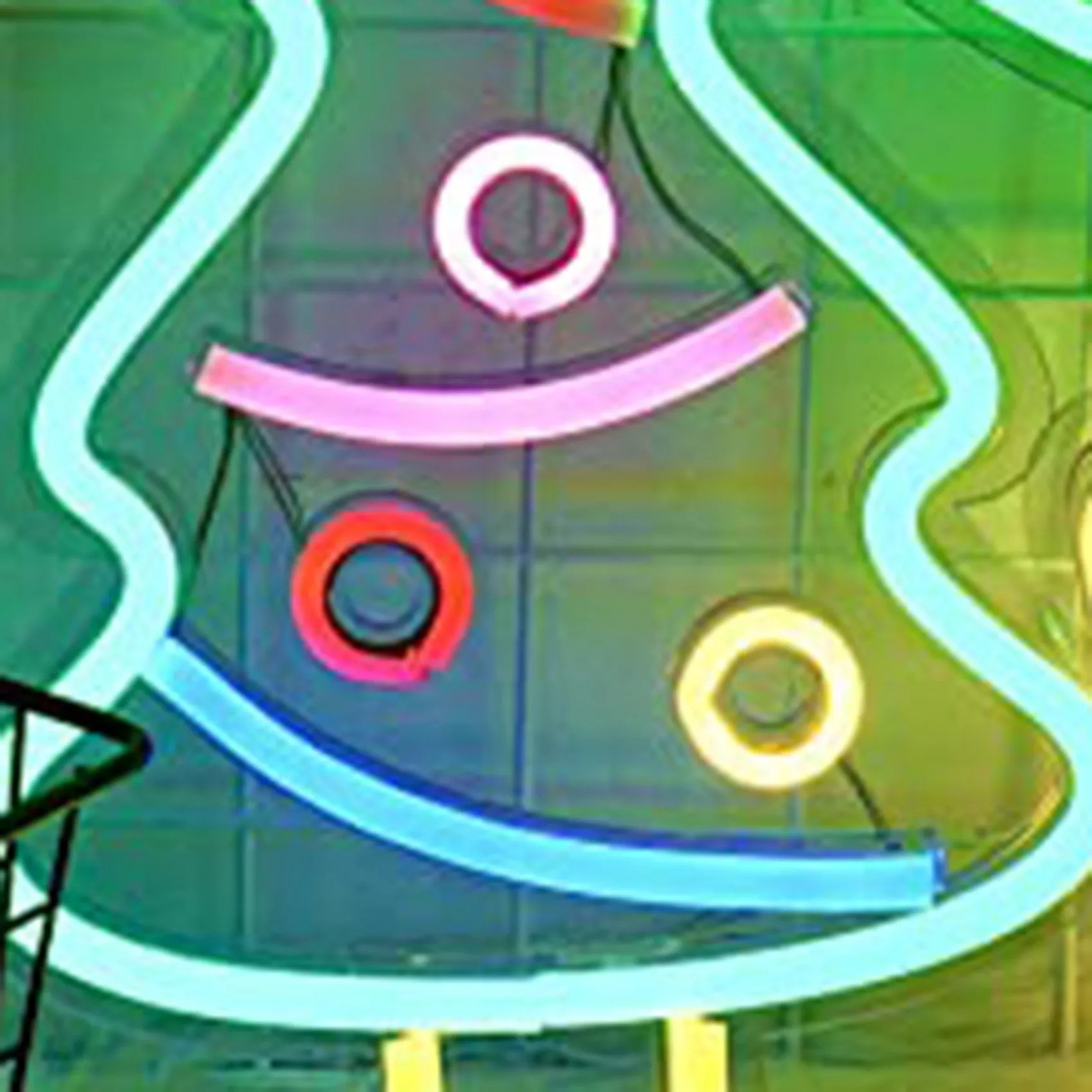 Insegne luminose al neon per albero di Natale, festival di Natale alimentato tramite USB Luce al neon a LED Decorazione da parete Luce al neon artistica