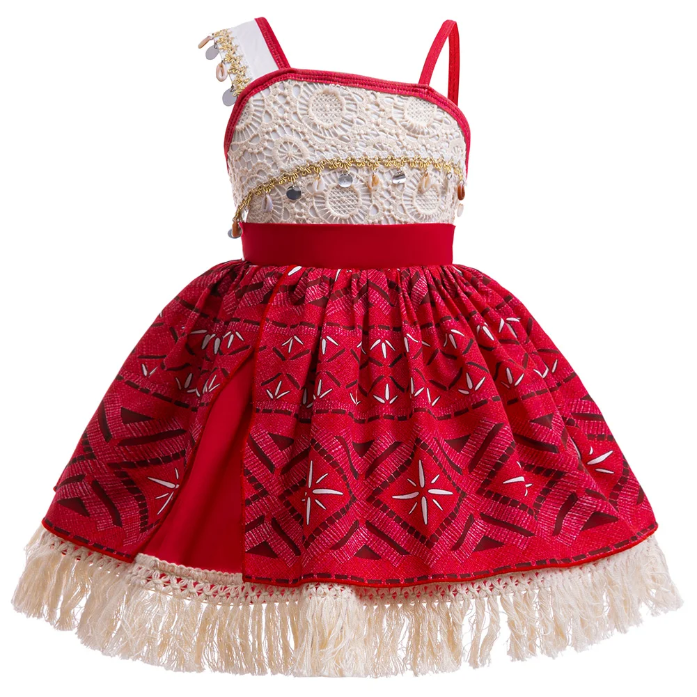 

Костюм океанских приключений для девочек, платье принцессы с принтом для Хэллоуина, Рождества, дня рождения, подарки, карнавальные наряды