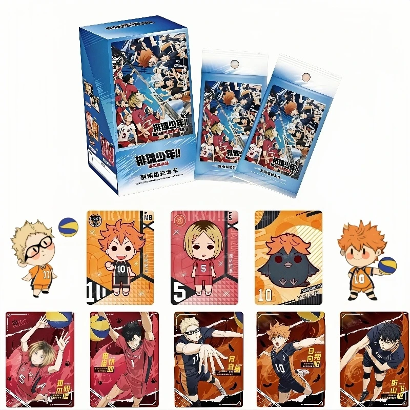 Official Genuine Haikyu Series Anime Card Kageyama Tobio Peripheral Collection Toy Card Cute Boy Holiday Gift Original Box