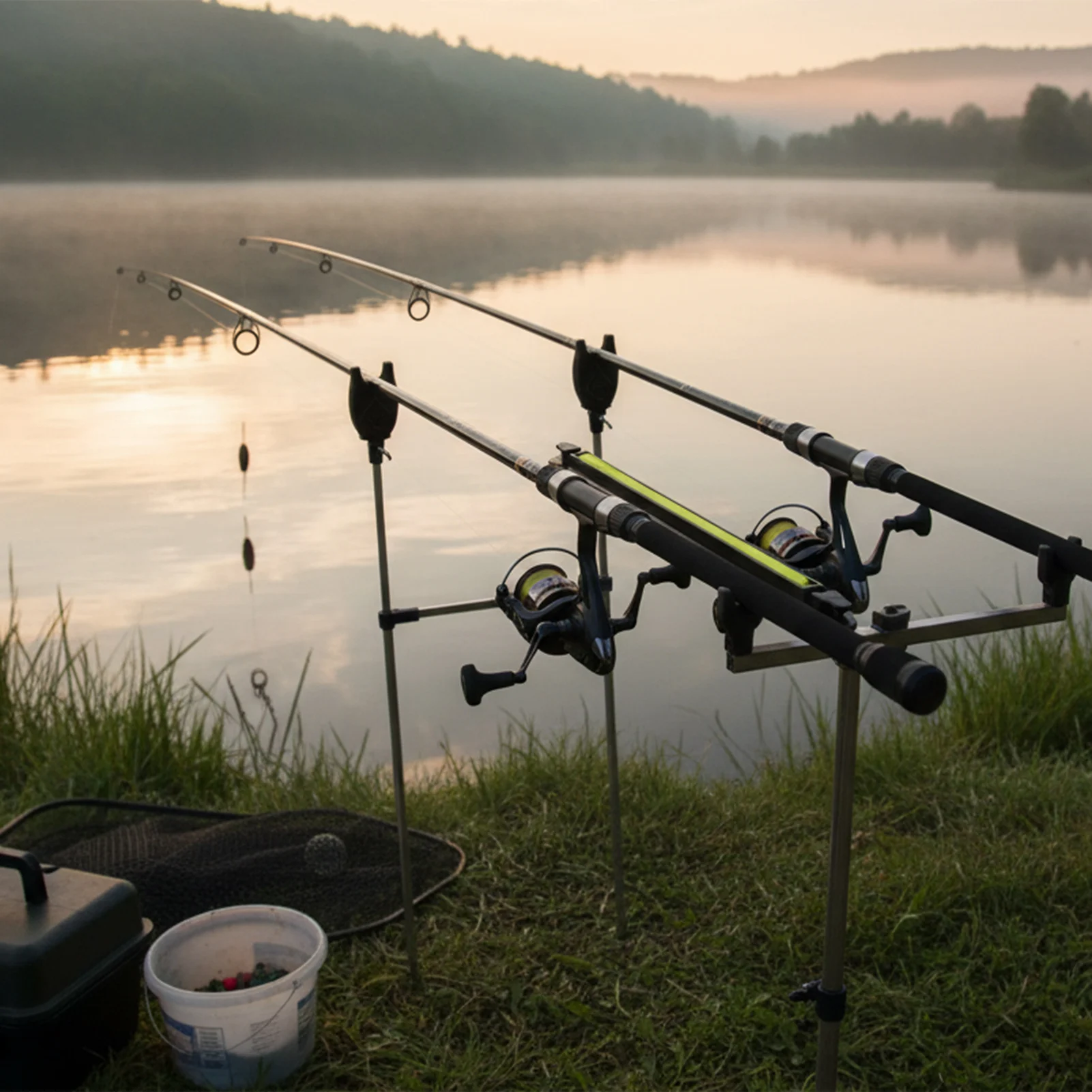 Freshwater Line - ラインワインダークリップ：淡水用ハンドロッドに最適な、効率的な釣り竿用リールガイド。ステンレス製で、ラインを整理するための便利なツール。