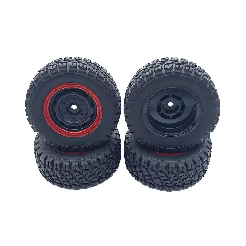 4PCS 1/14 1/16 Tires For JJRC C8805 Q130 Q117 Q132 Q141 SCY 16101 MJX 14301 14302 14303 Wltoys 14001 HBX 2105A 16889