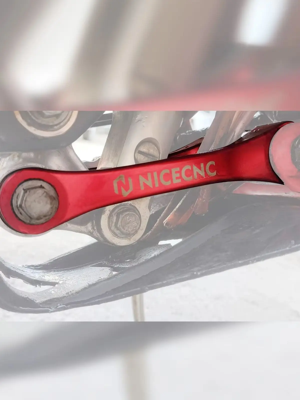NICECNC Tieferlegungssatz 1,25 Zoll/30 mm für Beta Enduro RR 300 2010-2024, passend für Beta 200 250 350 390 430 480 Motorrad 4T, Billet-Aluminium Motorradzubehör