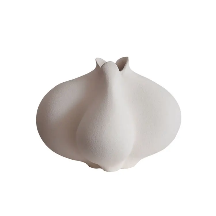 Nordic Cream Wind Large Vase Ornament Hotel B & B Living Room Study Dining Table Home Premium Art Flower Ware