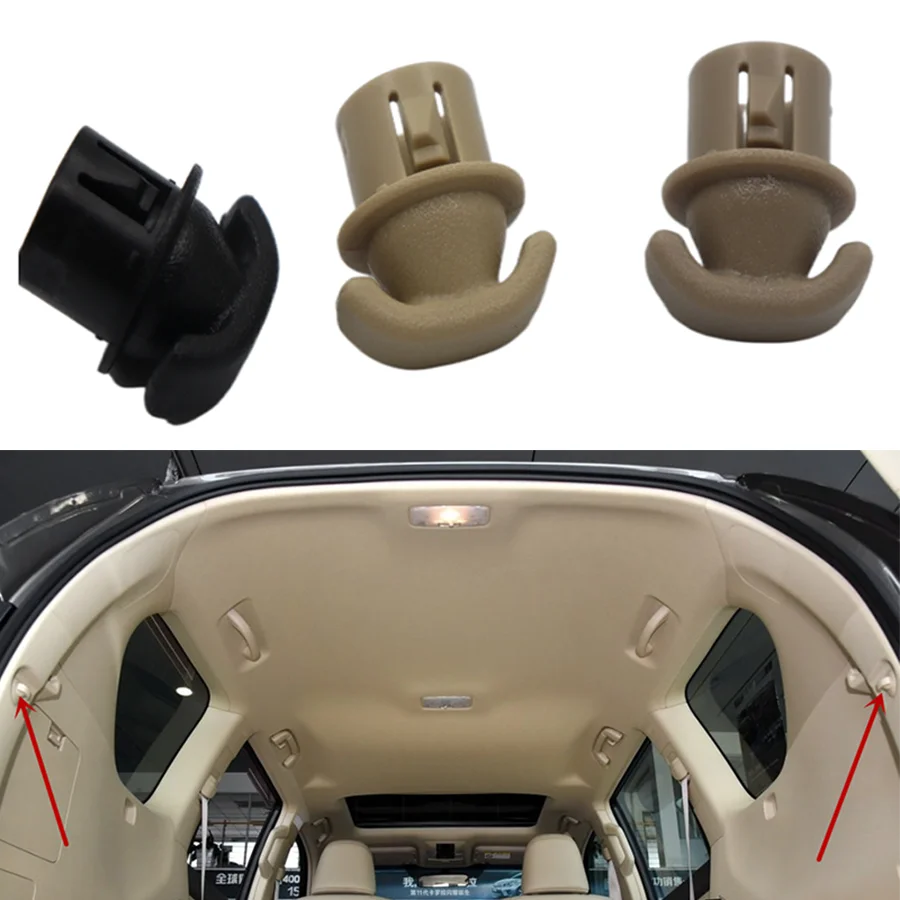 1Pc Trunk Hook Luggage Coat Cap Hook Tailgate Trunk Lid Hang Holder Base For Toyota PRADO LC150 Alphard Lexus GX400 GX460 LX570