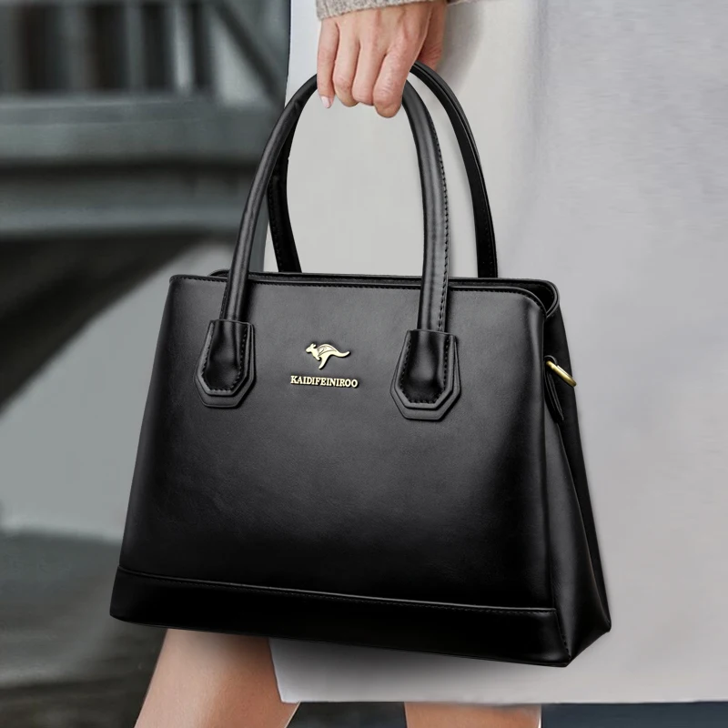 

3 Layers Leather Luxury Handbags Women Bags Designer Handbags High Quality Small Casual Tote Bags For Women Shoulder Bag Summer