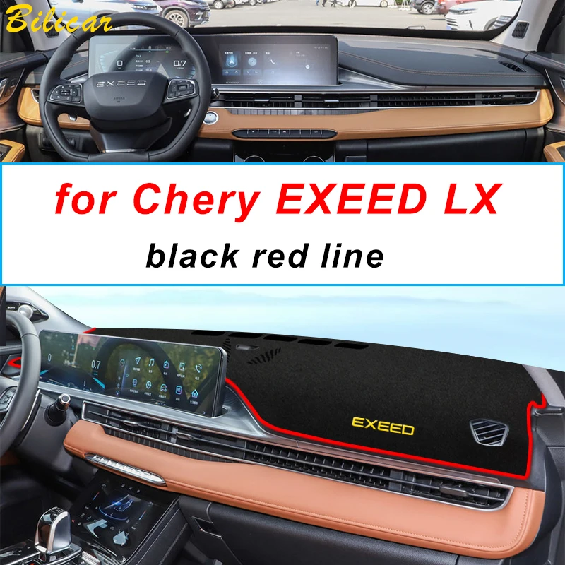 

for Chery EXEED LX 2023 2022 Car Dashboard Mat Dustproof Instrument Platform Cover Non-Slip Carpets Interior Accessories