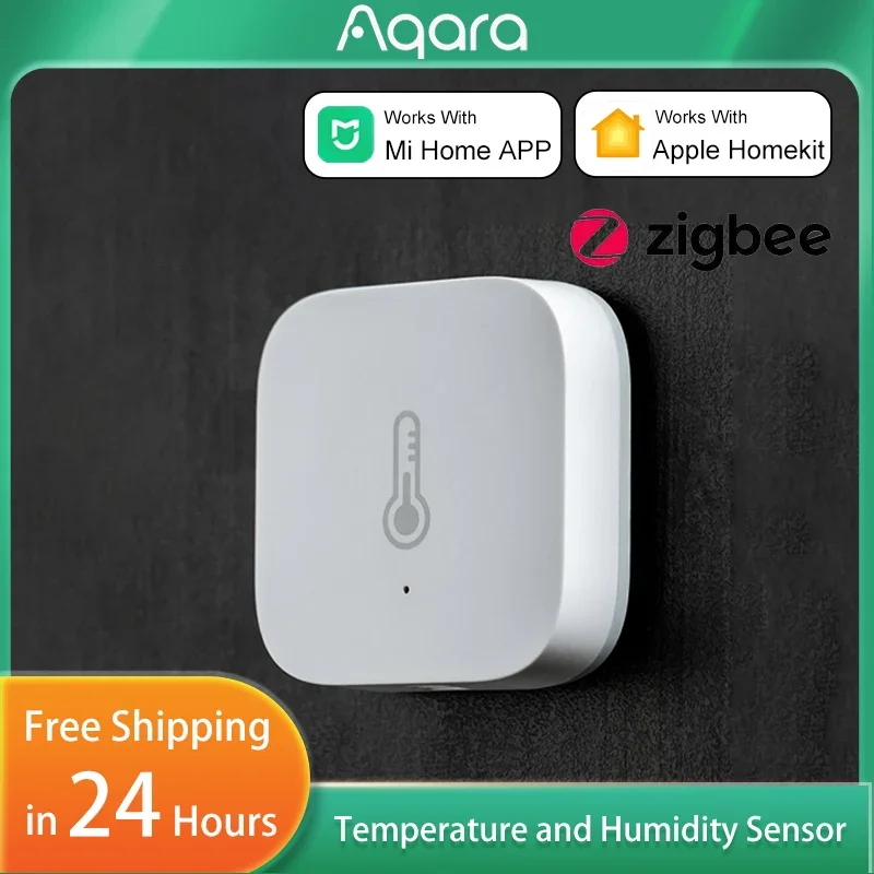 

Aqara Temperature Sensor Smart Air Pressure Humidity Environment Sensor Zigbee Smart Remote Control For Mijia Home Homekit