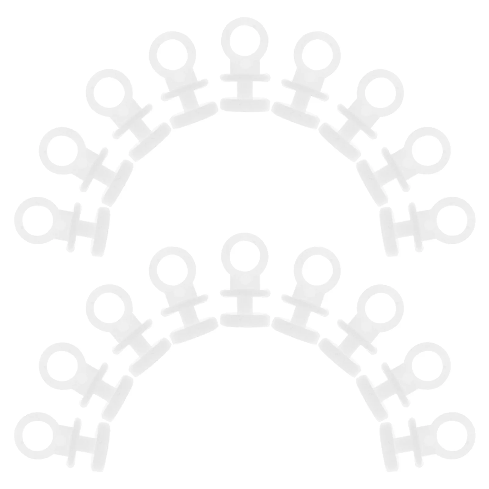 

100pcs Smooth Heavy Duty For Window Supply Hooks Shower Plastic Curtain Rollers Curtain Track Rollers Gliders