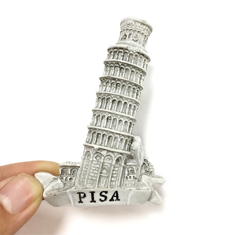 

‌Italian Leaning Tower of Pisa Resin Fridge Magnet - Magnetic Decor - Travel Souvenir‌