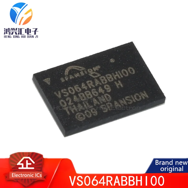 Brand new/Original S29VS064RABBHI000 New&Original S29VS064RABBHI FLASH - NOR Memory IC 64Mb (4M x 16) Parallel 108 MHz 80 ns