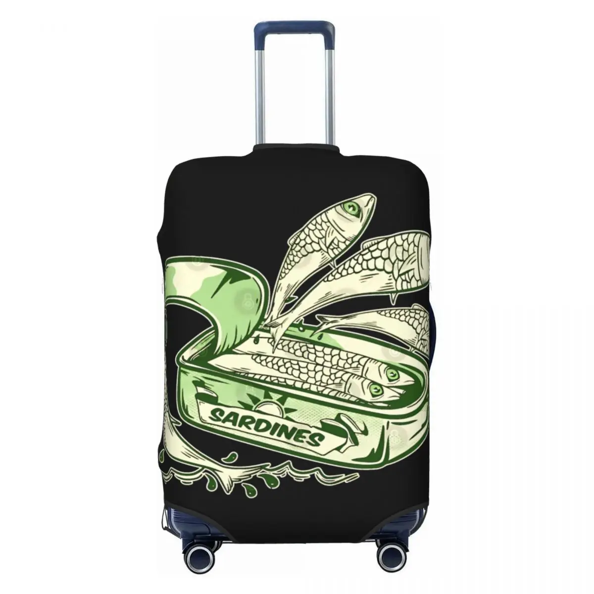 

Яркий чехол для чемодана в стиле ретро Сардинас, эластичный чемодан для бизнеса, защита отпуска