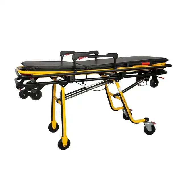 Factory Price Folding Ambulance Stretcher Lifesaving Rescue Ambulance Stretcher Trolley